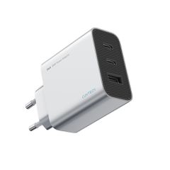Cuktech 65W GaN 2xUSB-C 1xUSB-A Wall Charger - Gray-thumb-2