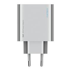 Cuktech 65W GaN 2xUSB-C 1xUSB-A Wall Charger - Gray-thumb-1