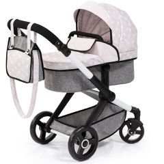 Bayer - Dolls Pram Xeo - Pink/Grey (17031AA) / Toys