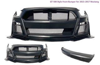 FRONT BUMPER FORD MUSTANG GT-500 FULL SET 2015-2017-thumb-1