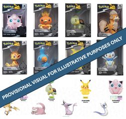 POKEMON - Figure Pack (Vinyl Figure 4" Assortment 6 pcs)