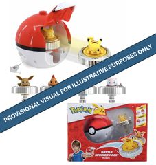 POKEMON - Battle Spinner Pack - Assortment 6 pcs