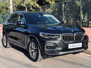 Bmw X5 2022 X-Line 390ps Plugin, Μάυρο με καφέ εσωτερικό-thumb-2