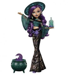 Monster High Moonspell High Willow Nature doll-thumb-1