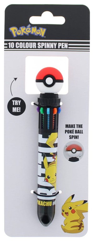 Pokémon Multi Colour Pen Spinny Pokéball