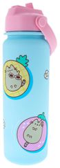 Pusheen Water Bottle Flip Top By The Pool Blue