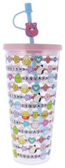 Squishmallows Tumbler with Straw Squish Squad 700 ml