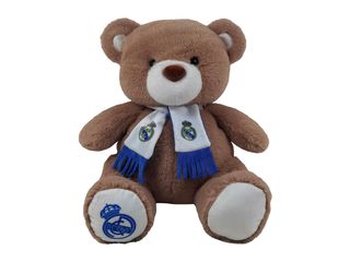 Real Madrid bear scarf plush toy 32cm