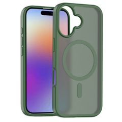 Θήκη Κινητού - Phone Case για Apple iPhone 17 6.3" Ημιδιάφανη Ματ Φιμέ Πράσινη MagSafe Υβριδική TPU/PC Shockproof Anti-Scratch Αντιολισθητική Ανθεκτική με Προστασία Κάμερας ( Κωδ.1-CASE0066 )