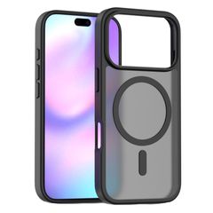 Θήκη Κινητού - Phone Case για Apple iPhone 17 Pro 6.3" Ημιδιάφανη Ματ Φιμέ Μαύρη MagSafe Υβριδική TPU/PC Shockproof Anti-Scratch Αντιολισθητική Ανθεκτική με Προστασία Κάμερας ( Κωδ.1-CASE0067 )