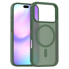 Θήκη Κινητού - Phone Case για Apple iPhone 17 Pro 6.3" Ημιδιάφανη Ματ Φιμέ Πράσινη MagSafe Υβριδική TPU/PC Shockproof Anti-Scratch Αντιολισθητική Ανθεκτική με Προστασία Κάμερας ( Κωδ.1-CASE0069 )