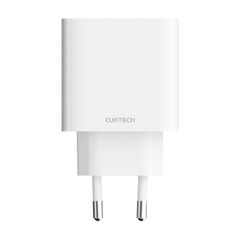Cuktech A19 30W USB-A + USB-C Wall Charger - White