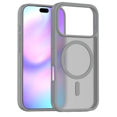 Θήκη Κινητού - Phone Case για Apple iPhone 17 Pro 6.3" Ημιδιάφανη Ματ Φιμέ Γκρι MagSafe Υβριδική TPU/PC Shockproof Anti-Scratch Αντιολισθητική Ανθεκτική με Προστασία Κάμερας ( Κωδ.1-CASE0068 )