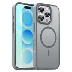 Θήκη Κινητού - Phone Case για Apple iPhone 16 Pro Max 6.9" Ημιδιάφανη Ματ Φιμέ Γκρι MagSafe Υβριδική TPU/PC Shockproof Anti-Scratch Αντιολισθητική Ανθεκτική με Προστασία Κάμερας ( Κωδ.1-CASE0074 )