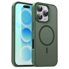 Θήκη Κινητού - Phone Case για Apple iPhone 16 Pro Max 6.9" Ημιδιάφανη Ματ Φιμέ Πράσινη MagSafe Υβριδική TPU/PC Shockproof Anti-Scratch Αντιολισθητική Ανθεκτική με Προστασία Κάμερας ( Κωδ.1-CASE0075 )