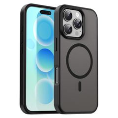 Θήκη Κινητού - Phone Case για Apple iPhone 16 Pro 6.9" Ημιδιάφανη Ματ Φιμέ Μαύρη MagSafe Υβριδική TPU/PC Shockproof Anti-Scratch Αντιολισθητική Ανθεκτική με Προστασία Κάμερας ( Κωδ.1-CASE0076 )