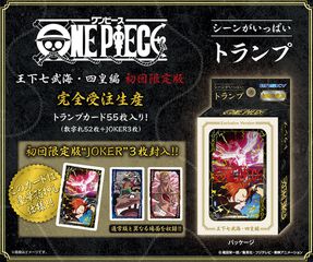 ONE PIECE -7 warlords of the Sea and 4 Emp. - Playing cards "Lim. Ed.