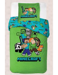 Bed Linen - Adult Size 140 x 200 cm - Minecraft Classic Crew (1029463)