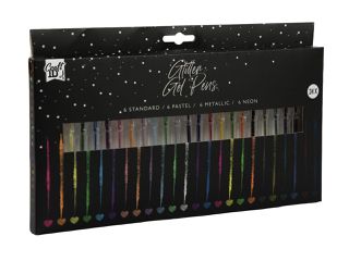 Craft ID - Glitter Gel Pens, 24 pcs (CR704400) / Toys