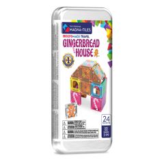 Magna Tiles - microMAGS Gingerbread House 24-Piece Travel Set (90492)