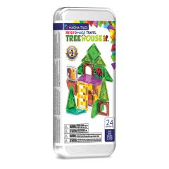 Magna Tiles - microMAGS Treehouse Travel 24-Piece (90480) / Toys