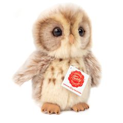 Teddy Hermann - Owl light brown 16 cm (941705)