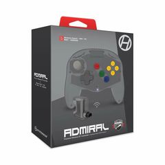 Hyperkin - Wireless Admiral Premium Controller (Space Black) / Nintendo 64-thumb-1