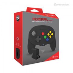 Hyperkin - Wireless Admiral Premium Controller (Black) / Nintendo 64-thumb-2