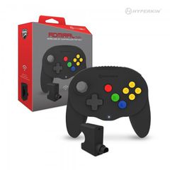 Hyperkin - Wireless Admiral Premium Controller (Black) / Nintendo 64-thumb-1