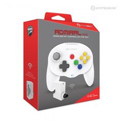 Hyperkin - Wireless Admiral Premium Controller (White) / Nintendo 64-thumb-2