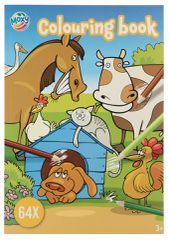 Moxy - Coloring Book A4 64 Pages - Animals (150129) / Toys