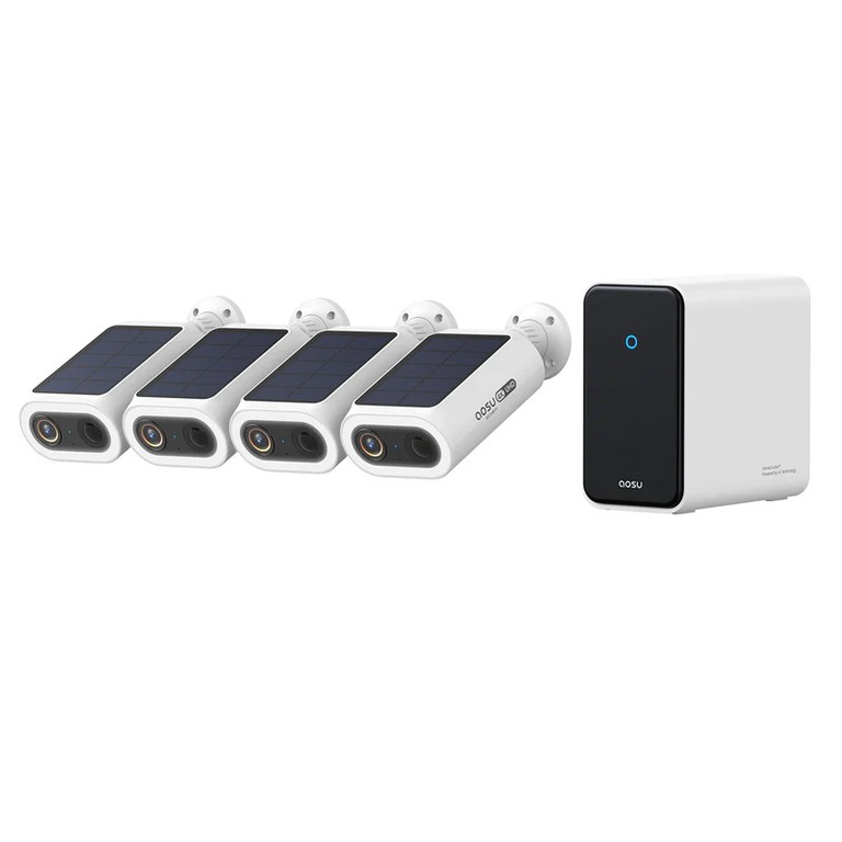 aosu 4K SolarCam P1 Max with aosuCortex System 4-Camera Kit / Electronics