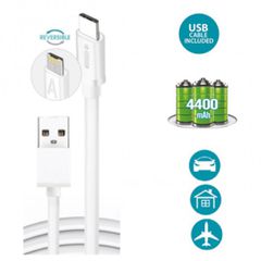 POWER BANK ΜΕ UMICRO USB - 5V/1A - 4400 mAh (ΔΙΑΦΟΡΑ ΧΡΩΜΑΤΑ)