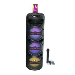 Φορητό ηχείο subwoofer με μικρόφωνο Karaoke - QS-8208 - KMS - 260714