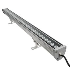 Μπάρα Φωτισμού Wall Washer LED 72W 6120lm 10-30° DC 24V Αδιάβροχο IP66 Πολύχρωμο RGB Dimmable - Bridgelux SMD Chip - Γκρι Ανθρακί - Μ100 x Π5 x Υ4cm - 3 Χρόνια Εγγύηση-thumb-1