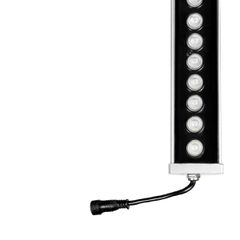 Μπάρα Φωτισμού Wall Washer LED 72W 6120lm 10-30° DC 24V Αδιάβροχο IP66 Πολύχρωμο RGB Dimmable - Bridgelux SMD Chip - Γκρι Ανθρακί - Μ100 x Π5 x Υ4cm - 3 Χρόνια Εγγύηση-thumb-3
