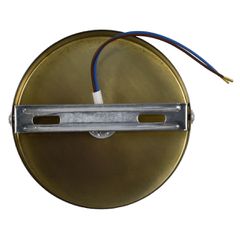 Μοντέρνο Φωτιστικό Οροφής με Ντουί 1 x E27 AC 220-240V IP20 - Χρυσό Βούρτσας - Μ10 x Π10 x Υ10.3cm-thumb-4