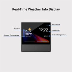 SONOFF Wi-Fi Smart Scene Wall Switch(86/EU Type) - Integrated HMI Panel - Smart Temperature Control-thumb-57
