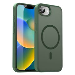 Θήκη Κινητού - Phone Case για Apple iPhone 16e/17e 6.1" Ημιδιάφανη Ματ Φιμέ Πράσινη MagSafe Υβριδική TPU/PC Shockproof Anti-Scratch Αντιολισθητική Ανθεκτική με Προστασία Κάμερας ( Κωδ.1-CASE0084 )