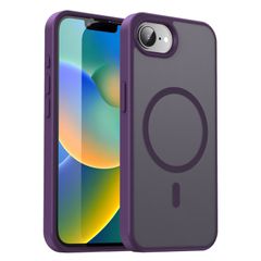 Θήκη Κινητού - Phone Case για Apple iPhone 16e/17e 6.1" Ημιδιάφανη Ματ Φιμέ Μωβ MagSafe Υβριδική TPU/PC Shockproof Anti-Scratch Αντιολισθητική Ανθεκτική με Προστασία Κάμερας ( Κωδ.1-CASE0085 )