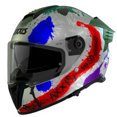 ΚΡΑΝΟΣ AXXIS FF122 ECE 22.06 HAWK EVO SICK JOKE A2 MATT GRAY