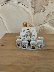 Vintage Ιαπωνικό σετ λικέρ ( 1950-60) 8 τεμάχια.