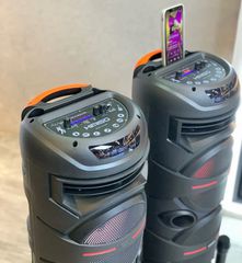 Φορητό ηχείο subwoofer με μικρόφωνο Karaoke - QS-8208 - KMS - 260714