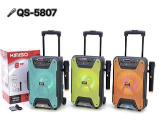 Φορητό ηχείο subwoofer με μικρόφωνο Karaoke - QS-5807 - 260707 - Green