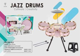 Παιδικό σετ Drums - Jazz Drums - 586-412 - 233089