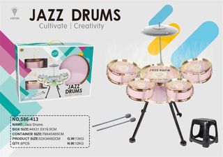 Παιδικό σετ Drums - Jazz Drum - 586-413 - 233090