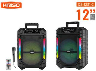 Φορητό ηχείο subwoofer με μικρόφωνο Karaoke - QS-1231C - 260523