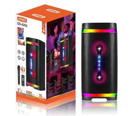 Φορητό ηχείο subwoofer με μικρόφωνο Karaoke - QS-4252 - 260462