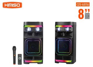 Φορητό ηχείο subwoofer με μικρόφωνο Karaoke - QS-6816 - 260455