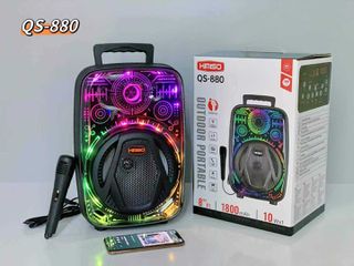Φορητό ηχείο subwoofer με μικρόφωνο Karaoke - QS-880 - 260424